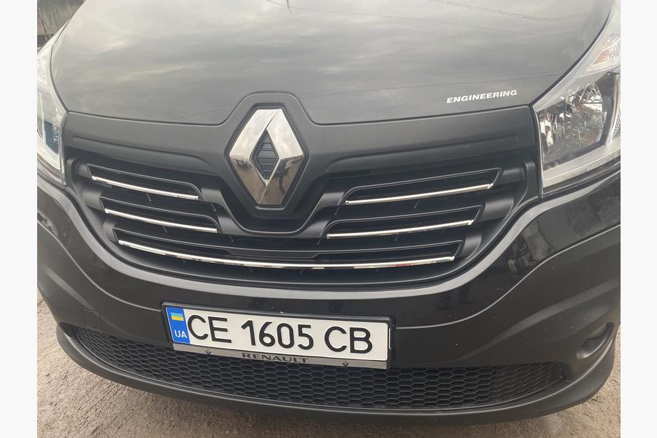 Renault Trafic 2015- Chrome Grille Covers 2015-2019 (5 pcs, stainless steel) Carmos - Turkish Stainless Steel Photo 3