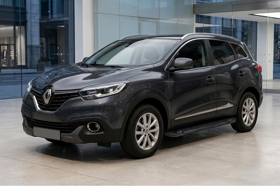 Renault Kadjar 2015-2022 Side Steps RedLine Black (2 pcs, Aluminum) Image