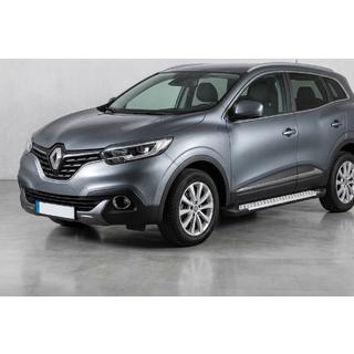 Side Steps Allmond Grey (2 pcs, Aluminum) Renault Kadjar 2015-2022 photo 1