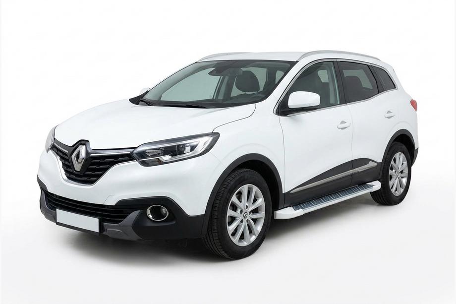 Renault Kadjar 2015-2022 Side Steps Allmond White (2 pcs, Aluminum) Image