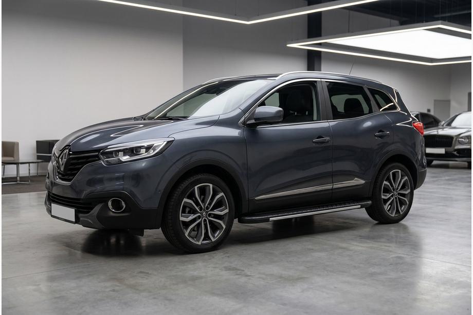 Renault Kadjar 2015-2022 Side Steps Bosphorus Grey (2 pcs, Aluminum) Image