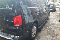 Volkswagen T6 2015-2024 Side Steps Allmond Black (2 pcs, Aluminum) Short Wheelbase photo 2