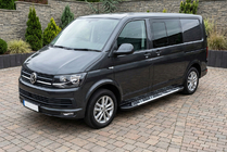 Volkswagen T6 2015-2024 Side Steps Sunrise (2 pcs, Aluminum) Short Wheelbase photo 1