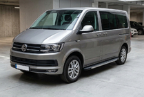 Volkswagen T6 2015-2024 Side Steps Duru (2 pcs, Aluminum) Short Wheelbase photo 1