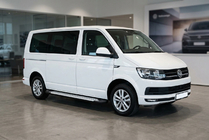 Volkswagen T6 2015-2024 Side Steps Allmond Grey (2 pcs, Aluminum) Short Wheelbase photo 1