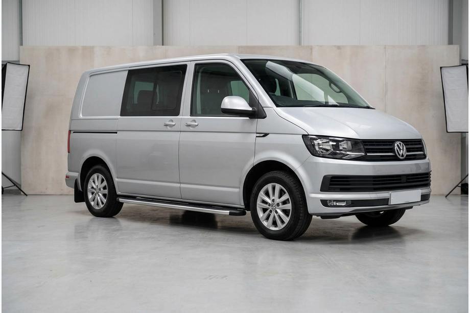 Volkswagen T6 2015-2024 Side Steps Fullmond (2 pcs, Aluminum) Long Wheelbase Image