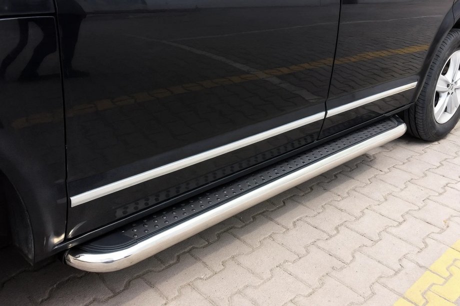 Volkswagen T6 2015-2024 Side Steps Maydos V2 (2 pcs, stainless steel) Image
