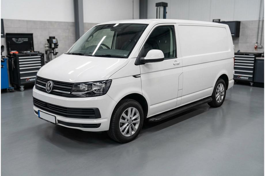 Volkswagen T6 2015-2024 Side Steps Tayga Black (2 pcs, Aluminum) For short wheelbase only Image
