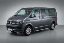 Volkswagen T6 2015-2024 Side Steps Maya (2 pcs, Aluminum) Long Wheelbase photo 1