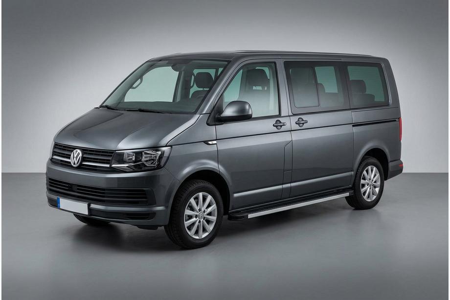 Volkswagen T6 2015-2024 Side Steps Maya (2 pcs, Aluminum) Long Wheelbase Image