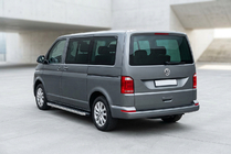 Volkswagen T6 2015-2024 Side Steps BlackLine (2 pcs, Aluminum) Long Wheelbase photo 1