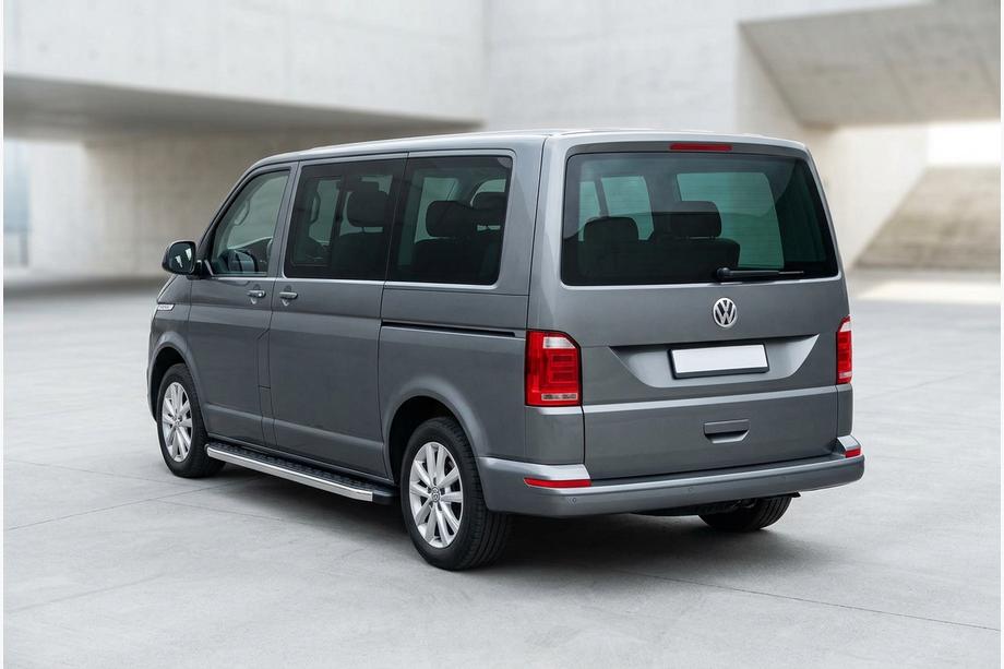 Volkswagen T6 2015-2024 Side Steps BlackLine (2 pcs, Aluminum) Long Wheelbase Image