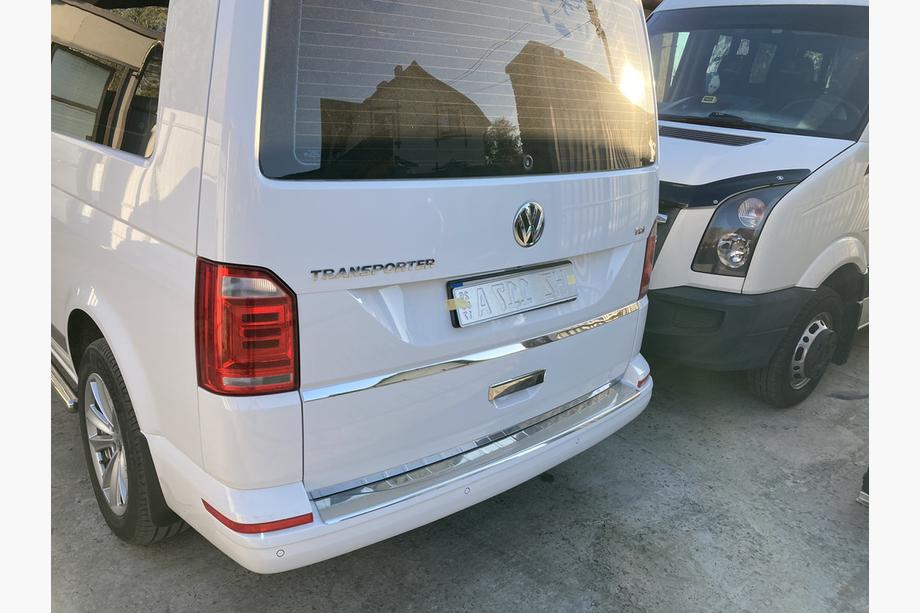 Volkswagen T6 2015-2024 License Plate Trim Stainless Steel Carmos - Turkish Stainless Steel Image