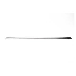 Stainless steel trim above license plate photo 2