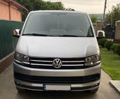Volkswagen T6 2015-2024 Upper Grille Covers 2015-2019 (2 pcs, stainless steel) Carmos - Turkish Stainless Steel photo 2