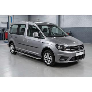 Side Steps Maydos V1 (2 pcs, Aluminum & Stainless Steel) Volkswagen Caddy 2015-2020 photo 1