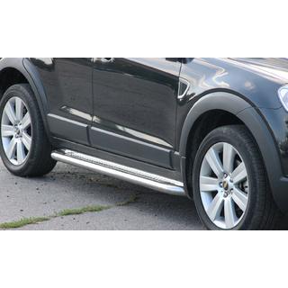 Premium Side Steps (2 pcs, Stainless Steel) Chevrolet Captiva 2006-2019 photo 1