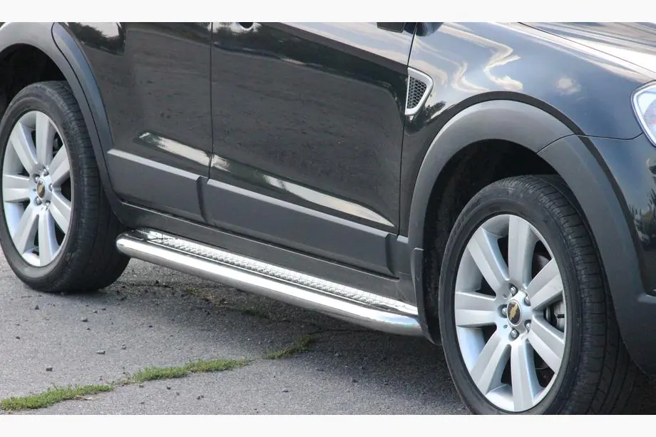 Chevrolet Captiva 2006-2019 Premium Side Steps (2 pcs, Stainless Steel) Image