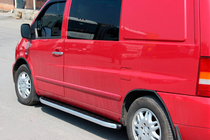 Mercedes Vito W638 1996-2003 Side Steps Fullmond (2 pcs, aluminum) photo 3
