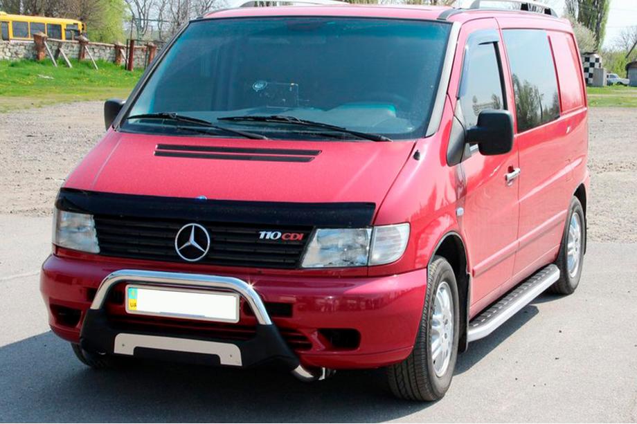 Mercedes Vito W638 1996-2003 Side Steps Fullmond (2 pcs, aluminum) Image