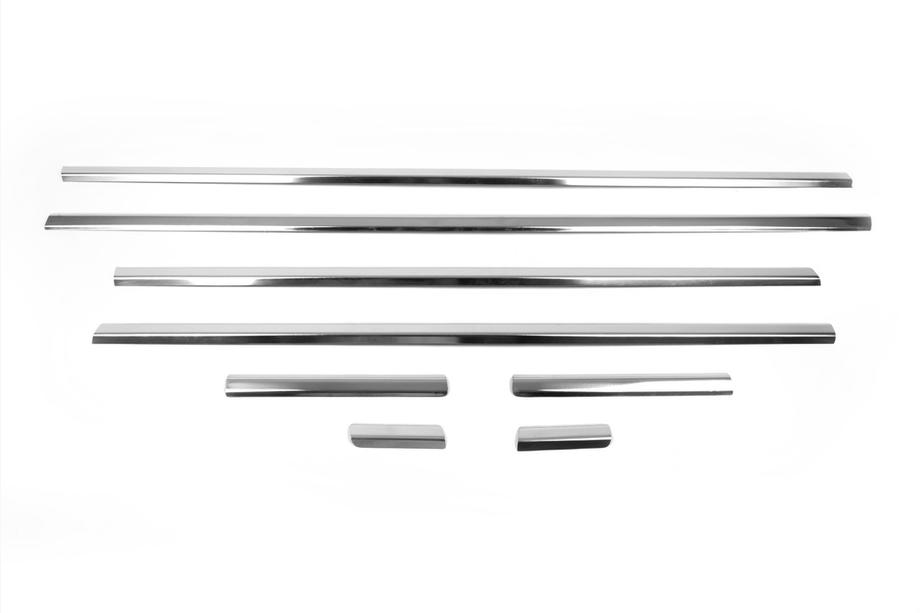 Citroen C-4 2004-2010 Stainless Steel Window Trim Sedan, OmsaLine - Italian Stainless Steel Photo 2