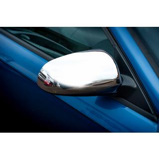 Mirror Covers (2 pcs, Stainless Steel) Audi A4 B7 2004-2008 photo 2
