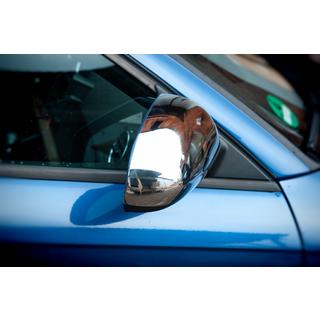 Mirror Covers (2 pcs, Stainless Steel) Audi A4 B7 2004-2008 photo 3