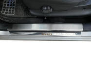 Chevrolet Aveo T250 2005-2011 Carmos Stainless Steel Door Sill Protectors (4 pcs) photo 8