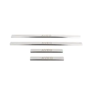 Carmos Stainless Steel Door Sill Protectors (4 pcs) photo 2