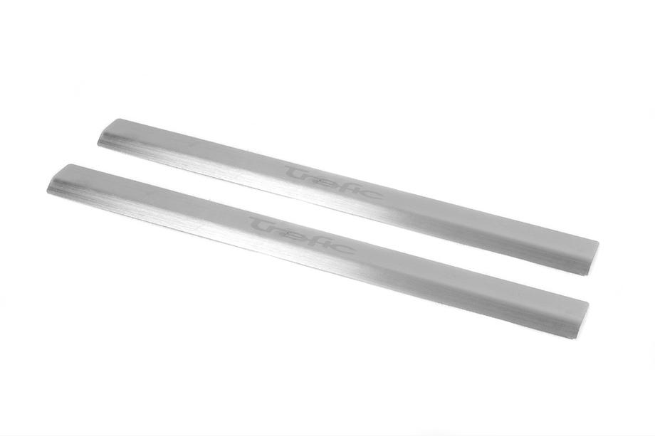 Renault Trafic 2001–2015 Door Sill Guards Laser-Style (Stainless Steel) Image