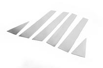 Audi Q5 2008-2017 Stainless Steel Door Pillar Trim (6 pcs) photo 3
