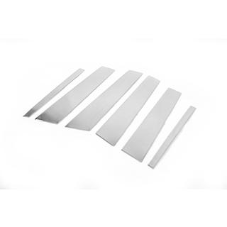 Stainless Steel Door Pillar Trims 6 pcs photo 3