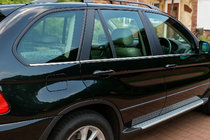 BMW X5 E53 1999–2006 Lower Stainless Steel Door Moldings (6 pcs) photo 1
