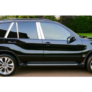 Stainless Steel Door Pillar Trim (8 pcs) BMW X5 E53 1999–2006 photo 2