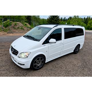 Black Roof Rails CAN Original Design (Metal Feet) Mercedes Vito W639 2004-2014 photo 2