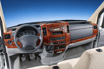 Mercedes Sprinter W906 2006–2018 Dashboard Trim Kit (Meric, 50 Pieces) Aluminum photo 1