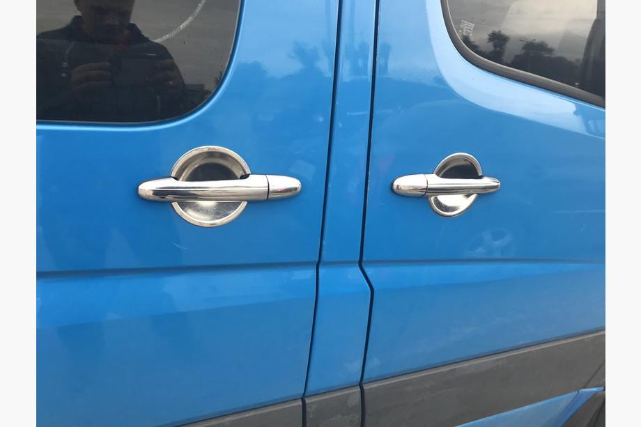 Mercedes Sprinter W906 2006–2018 Stainless Steel Handle Covers (4 pcs) Photo 3