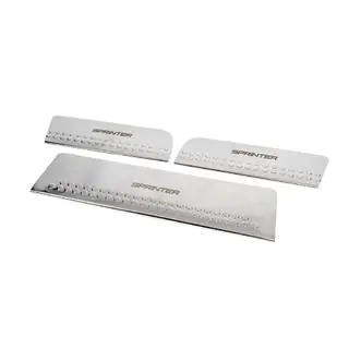 Carmos V1 Interior Door Sill Protectors (3 pcs, stainless steel) photo 2