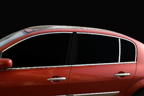 Renault Megane II 2004-2009 Upper window trim stainless steel (6 pcs) photo 1