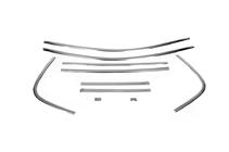 Renault Megane II 2004-2009 Upper window trim stainless steel (6 pcs) photo 2