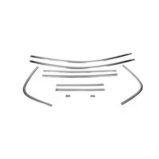 Upper window trim stainless steel (6 pcs) Renault Megane II 2004-2009 photo 2