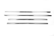 Mercedes E-class W210 1995-2002 Window lower trim stainless steel (4 pcs) OmsaLine - Italian Stainless Steel photo 2