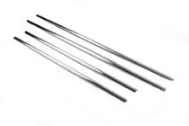 Mercedes E-class W210 1995-2002 Window lower trim stainless steel (4 pcs) OmsaLine - Italian Stainless Steel photo 4