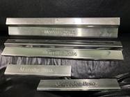 Mercedes E-class W210 1995-2002 Wide Door Sill Covers (Carmos, 4 pcs, Stainless Steel) photo 3
