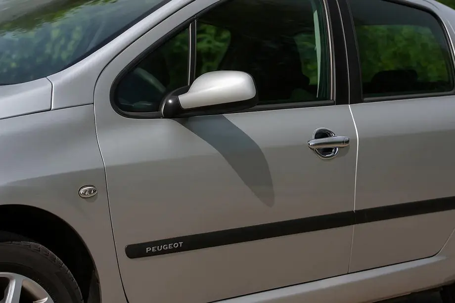 Peugeot 307 2001-2008 Chrome Handle Cup Covers (4 pcs, plastic) Image