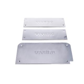 Interior door sill protectors stainless steel photo 2