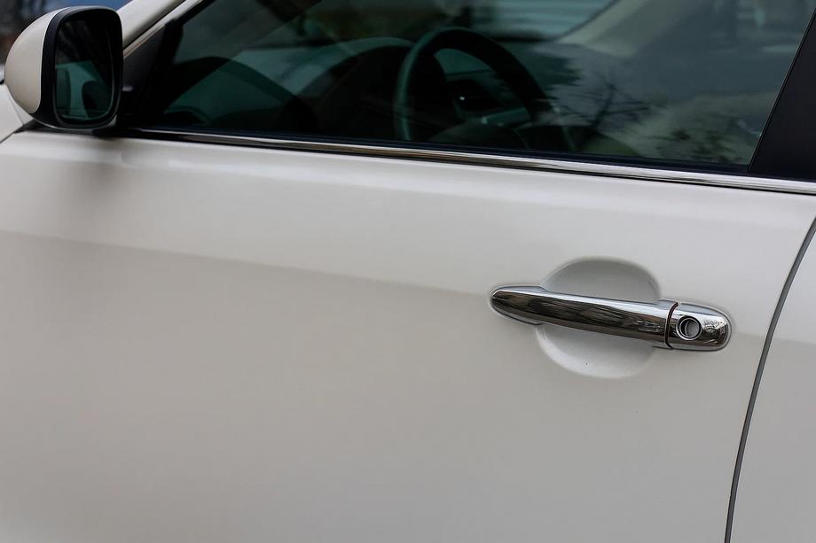 Toyota Camry 2006-2011 Door handle covers (4 pcs, stainless steel, EU) Carmos, Turkish Steel Image