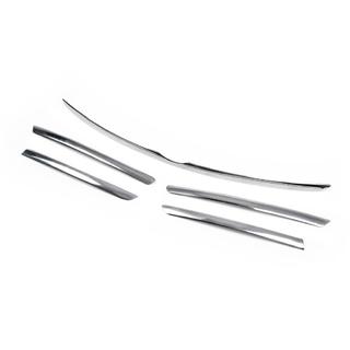 Chrome Trim Covers for Grille Edge (5 pcs, Stainless Steel) Mercedes ML W163 1997-2005 photo 4