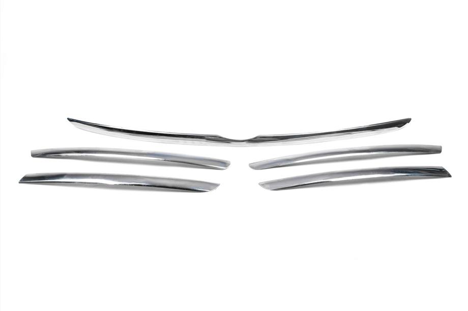 Mercedes ML W163 1997-2005 Chrome Trim Covers for Grille Edge (5 pcs, Stainless Steel) Photo 3