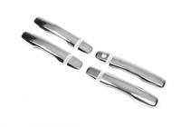 Toyota Land Cruiser 200 2007-2021 Chrome Door Handle Covers 2008-2015 (4 pcs, Stainless Steel) 4 slots for button, OmsaLine - Italian stainless steel photo 8